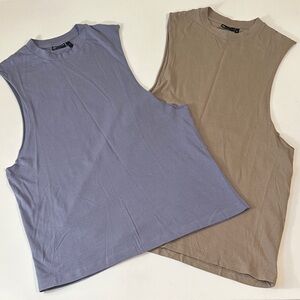 2 ASOS MENS RELAXED FIT TANK